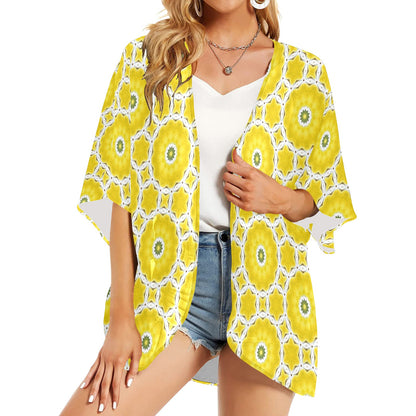 Women's Kimono Chiffon Cover Up (H51)